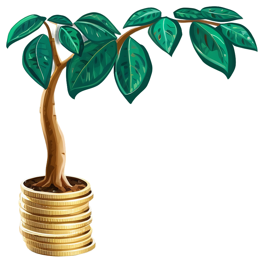 Lush Money Tree Artwork Png Vpo