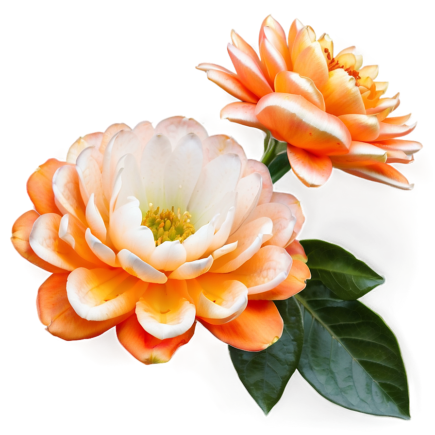 Lush Orange Bloom Png 48