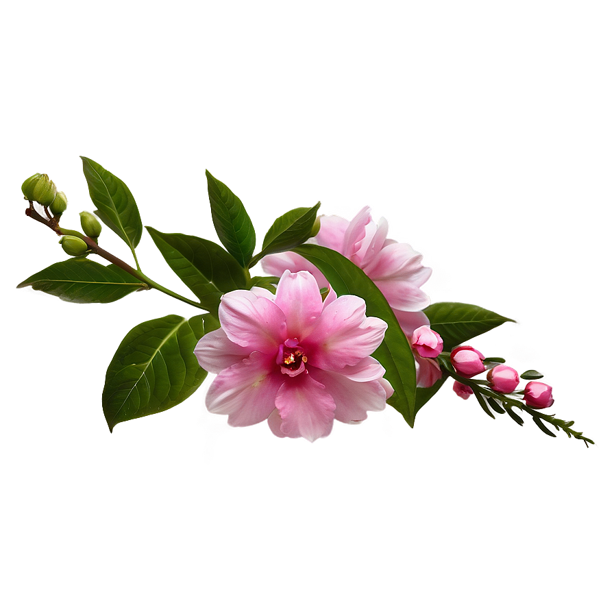 Lush Pink Flower Png Sio93