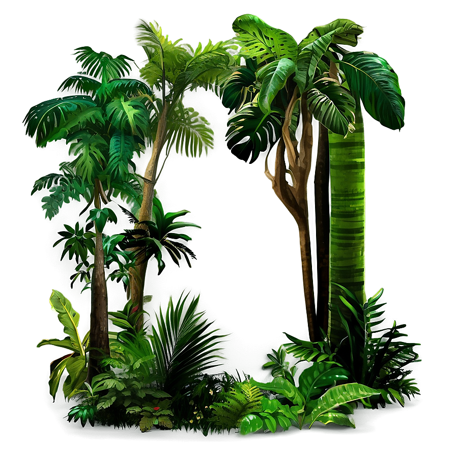 Lush Rainforest Canopy Png Nss