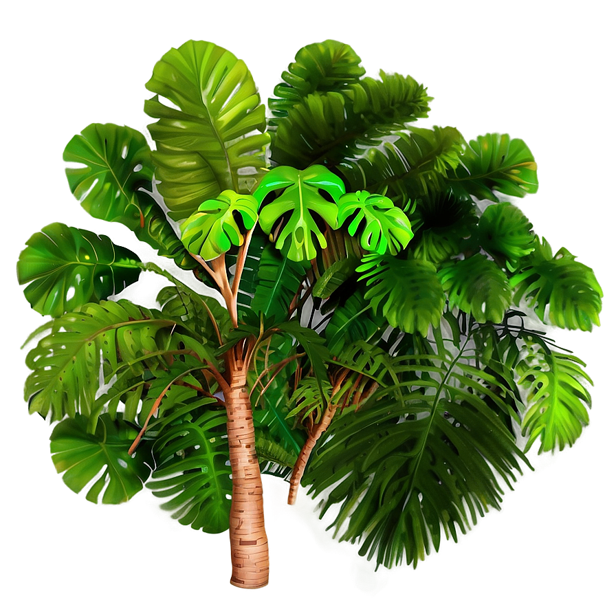 Lush Rainforest Canopy Png Yab35