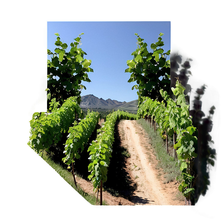 Lush Vineyard Pathway Png Syp