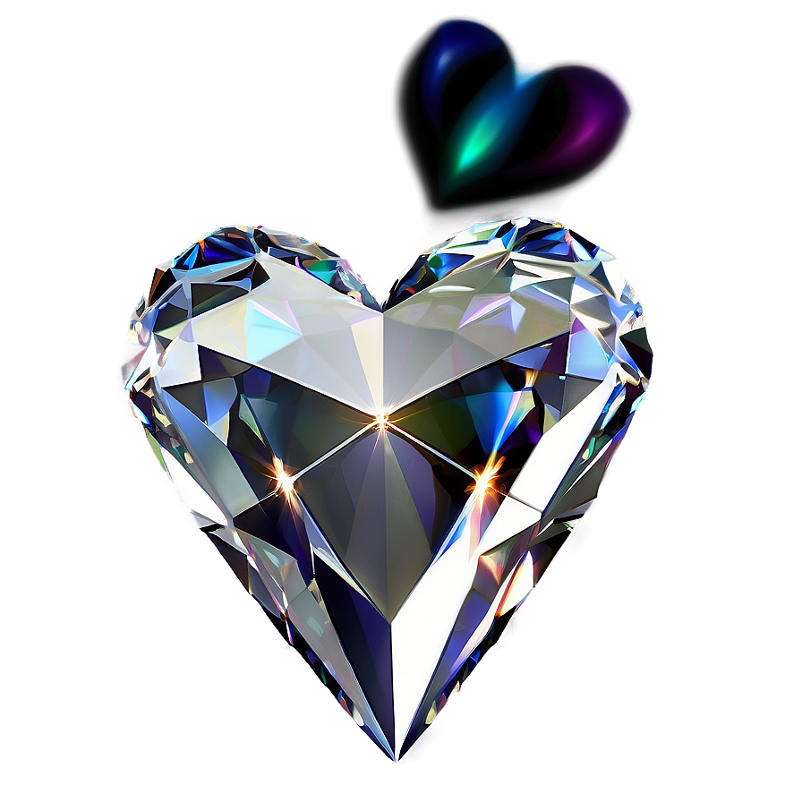 Lustrous Diamond Heart Png Gwe72