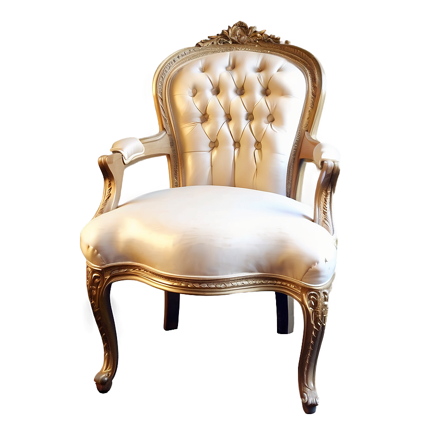 Luxe Tufted Armchair Png 66