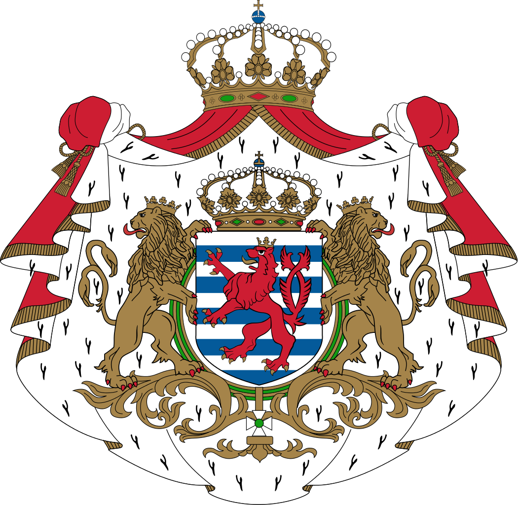 Luxembourg_ Coat_of_ Arms PNG with transparent background