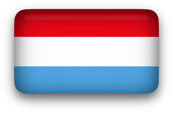 Luxembourg Flag Graphic PNG with transparent background