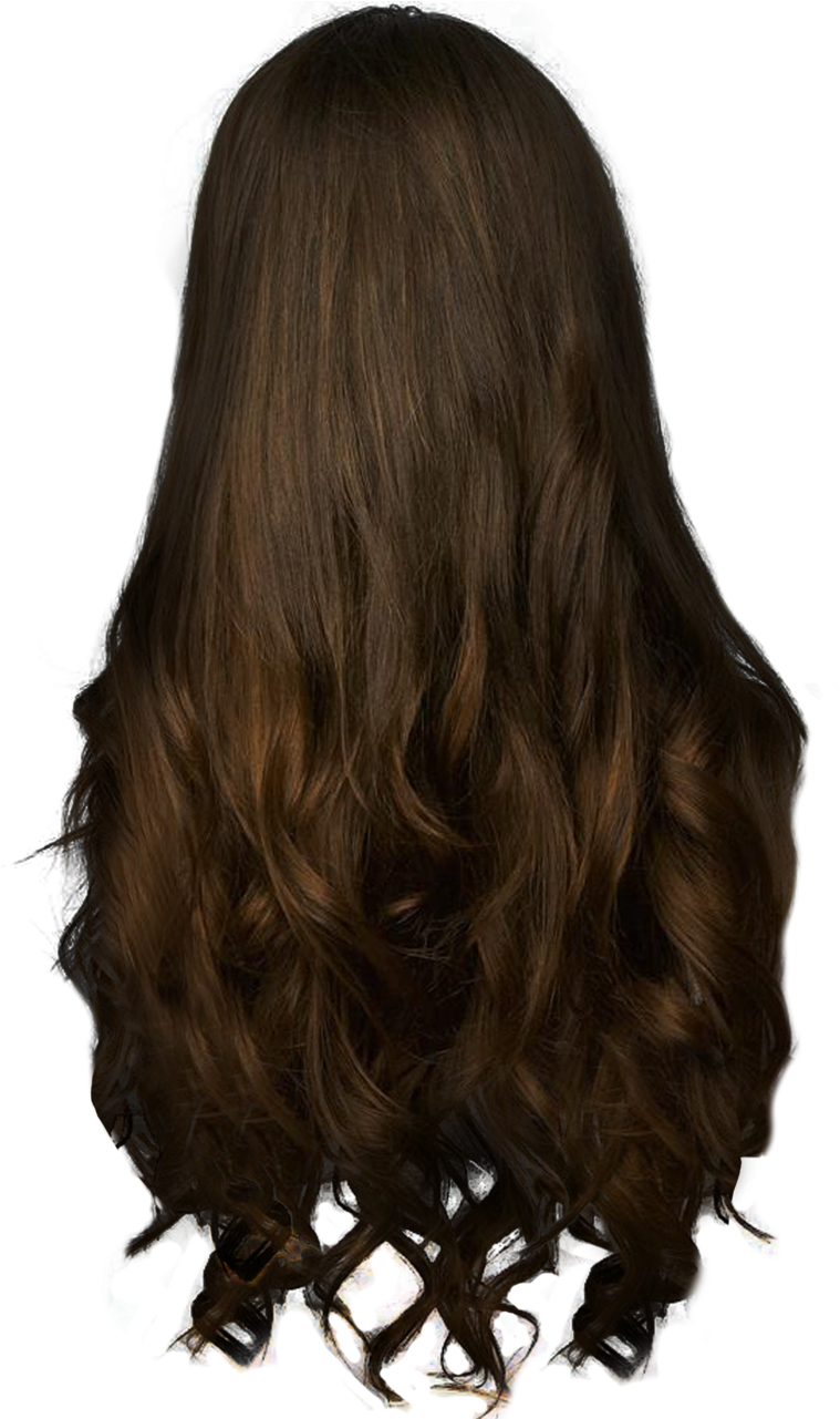 Luxurious Brown Curls Hairstyle