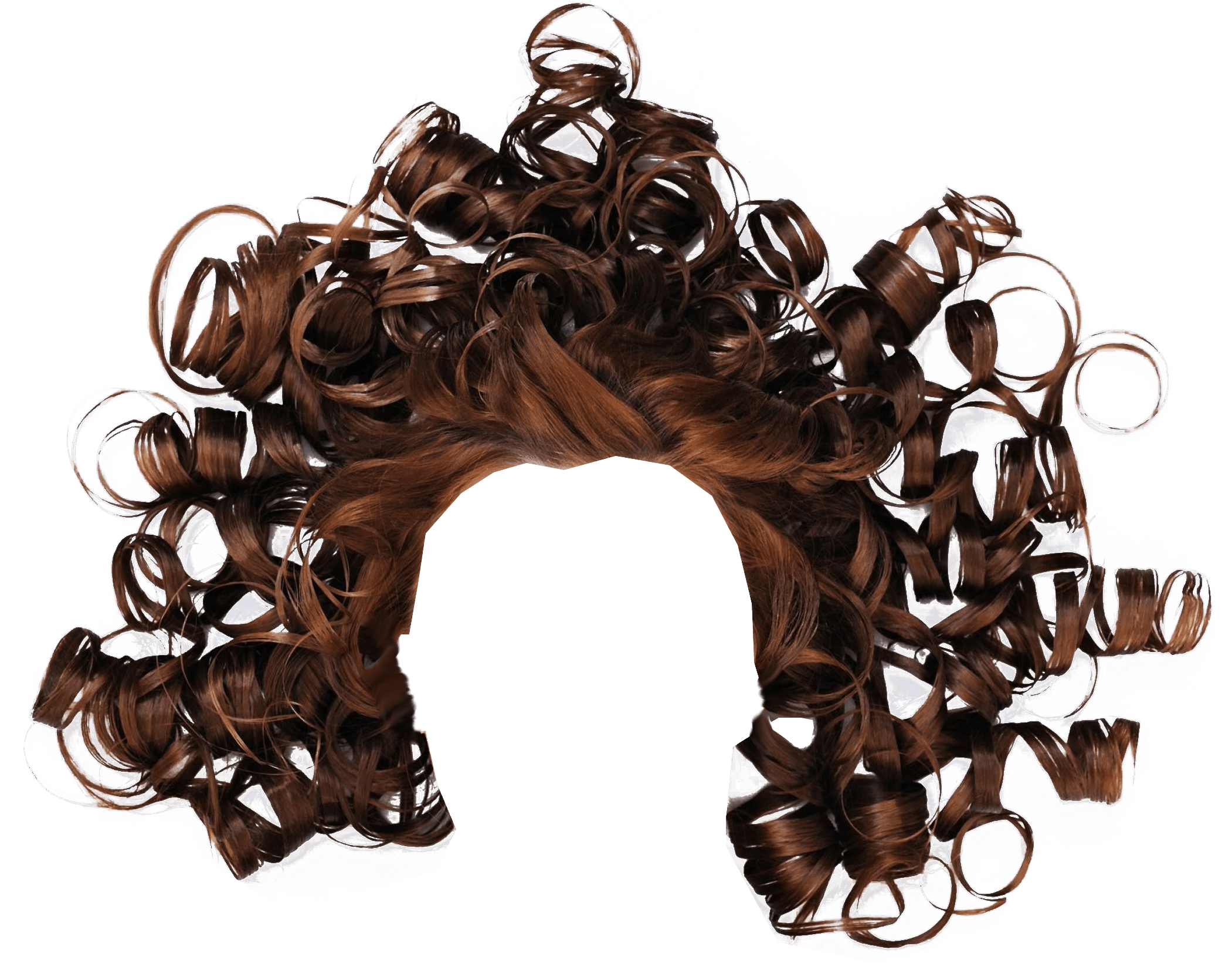 Curly Brown Hair Png , Png Download - Curly Hair Transparent Background, Png Download PNG with transparent background