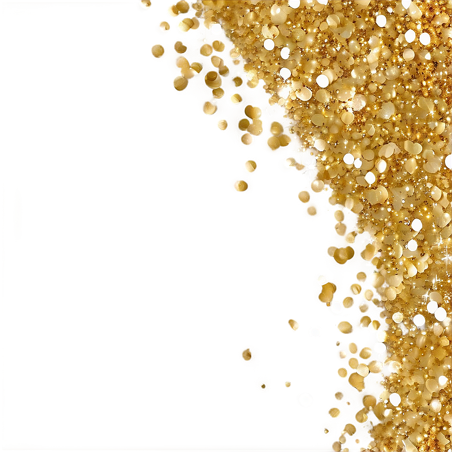 Luxurious Gold Glitter Png Omc38