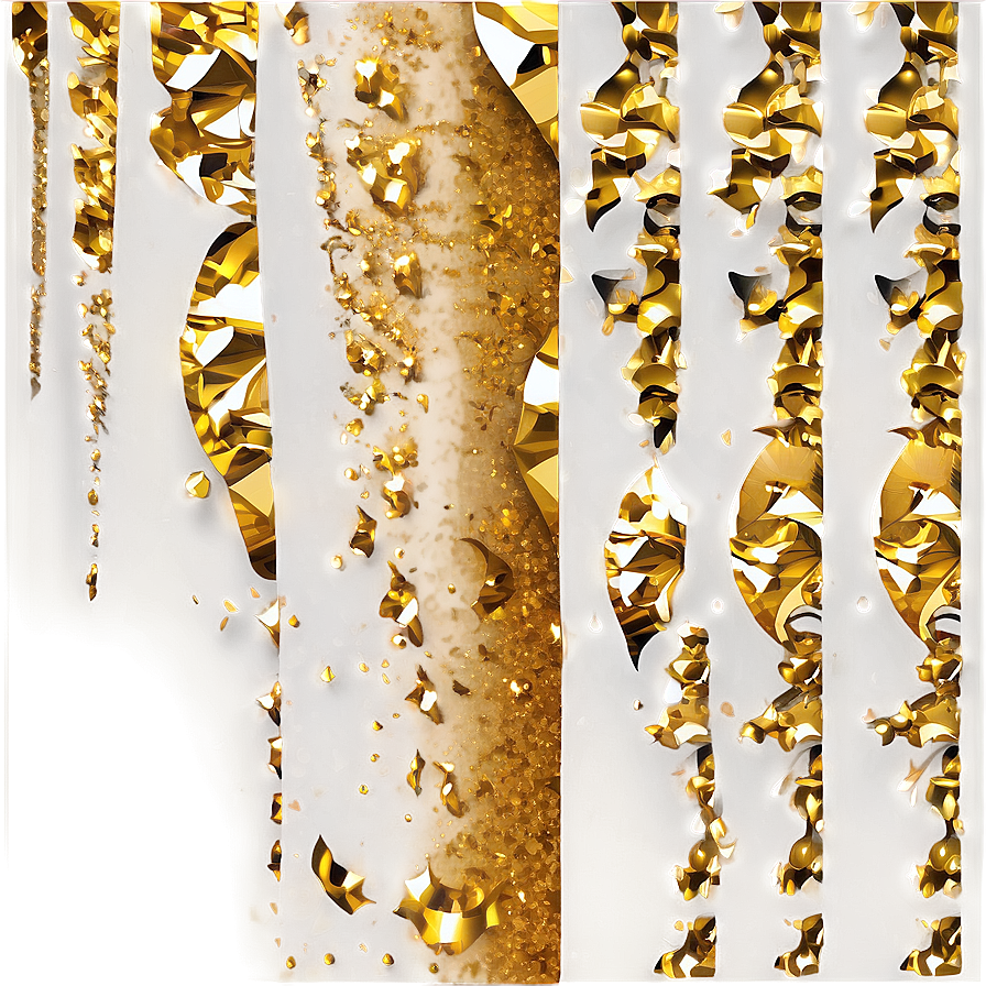 Luxurious Gold Glitter Png Wrb