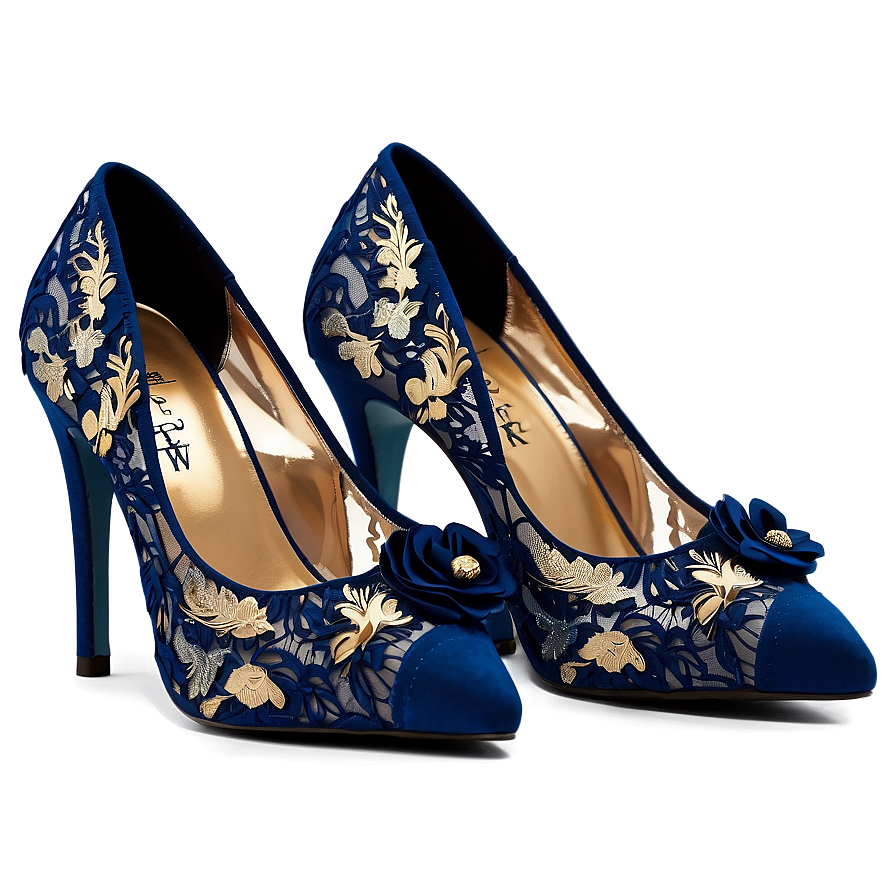 Luxurious Lace Heels PNG rdq PNG with transparent background