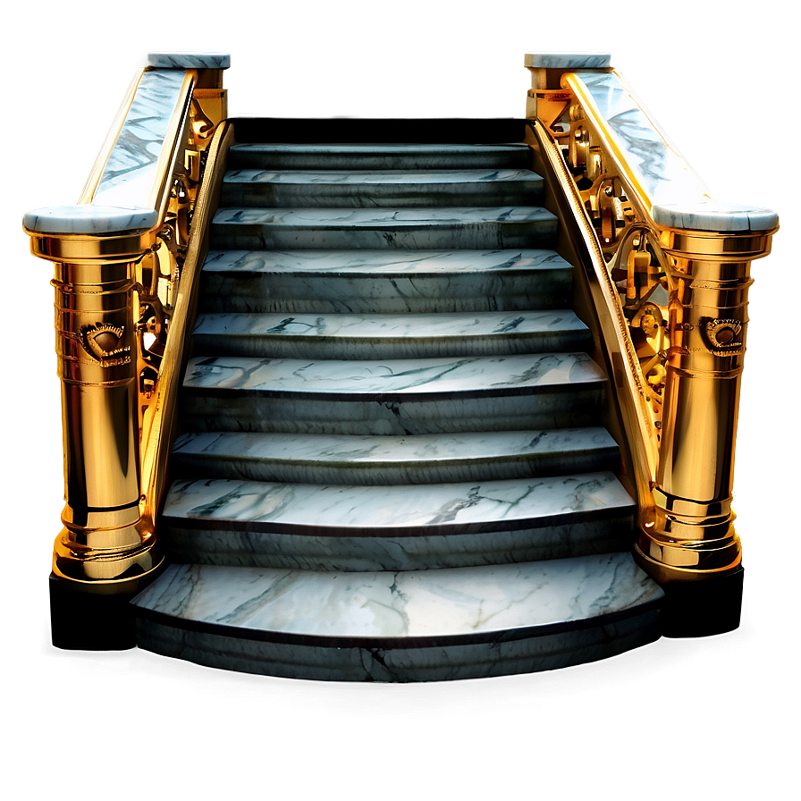 Luxurious Marble Stairs Png 05242024