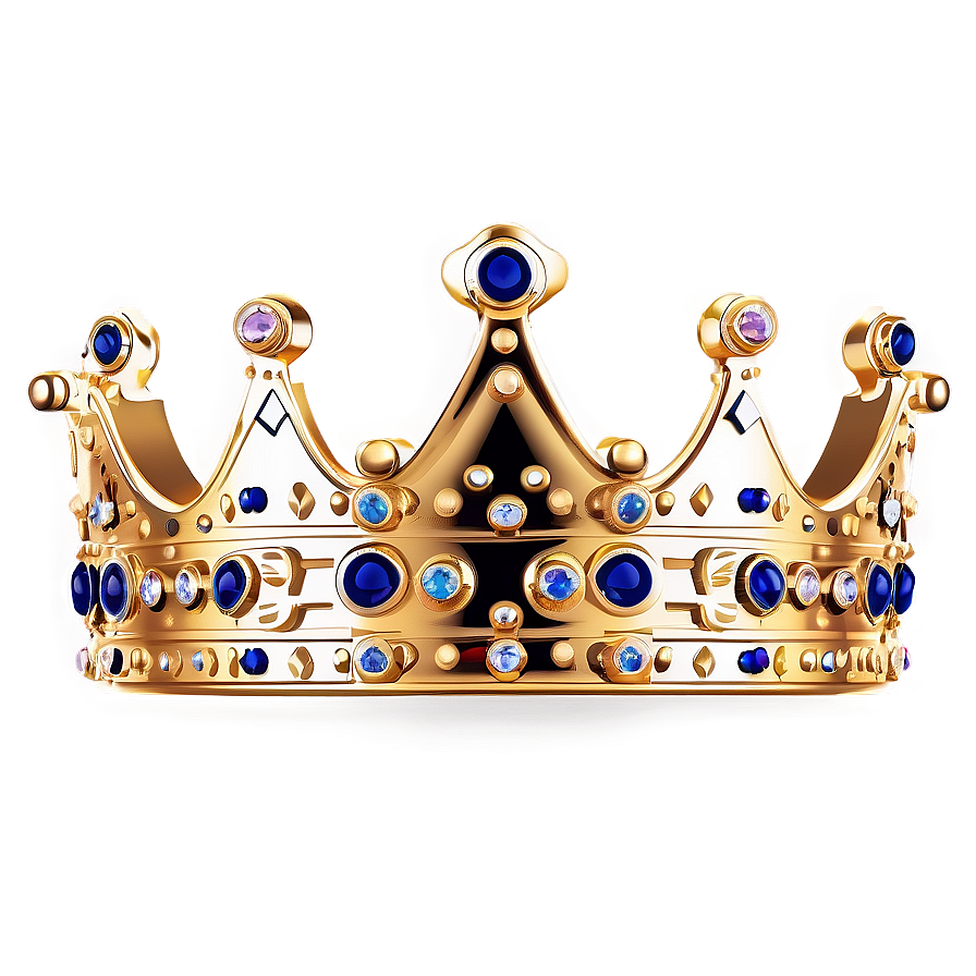 Luxurious Prince Crown Graphic Png 06282024