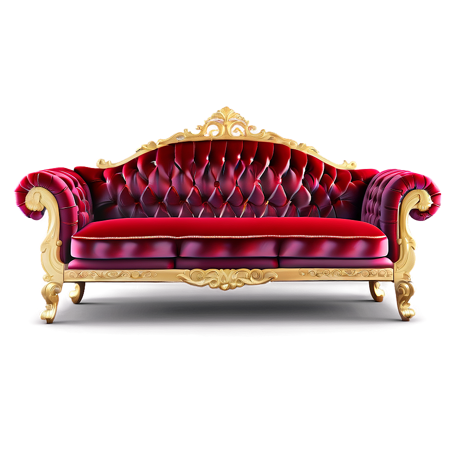 Luxurious Velvet Sofa Png Txp58