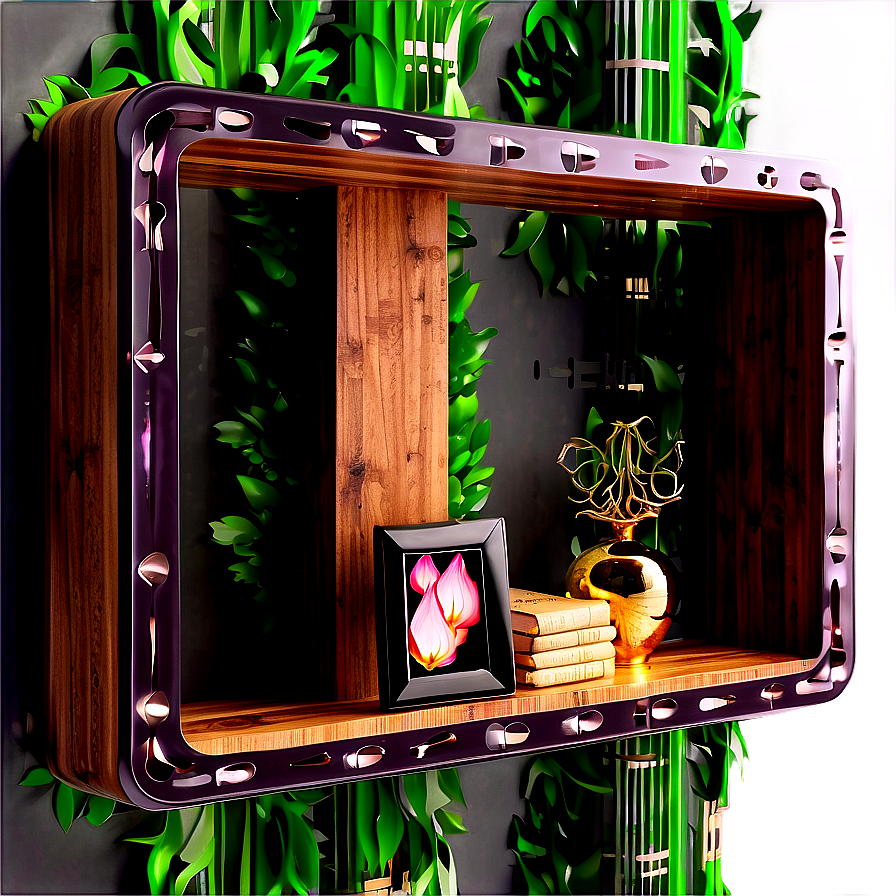 Luxurious Wood Shelf Creations Png 98