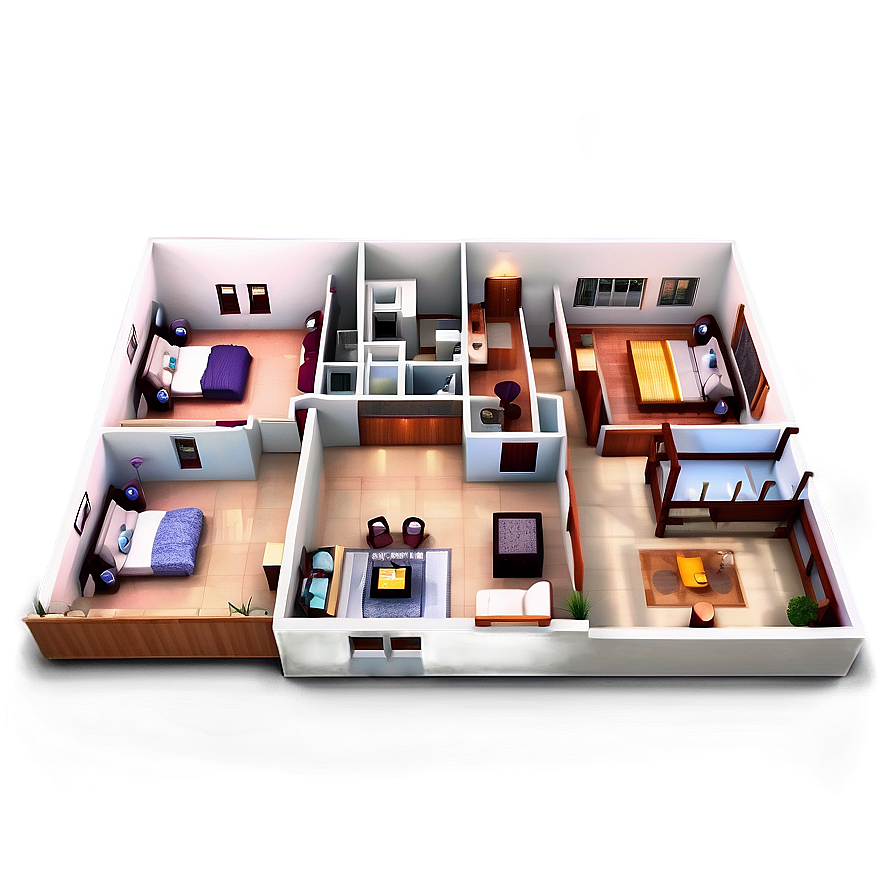 Luxury Apartment Layout PNG yqi PNG with transparent background