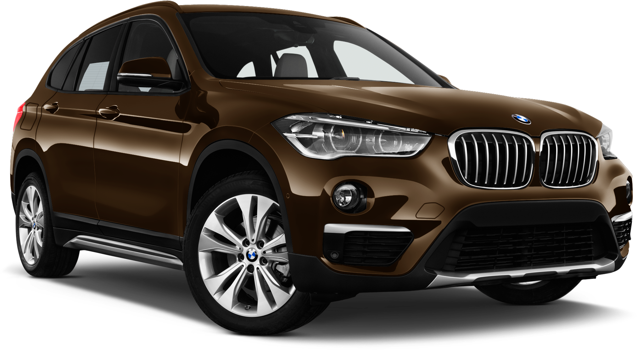 Luxury Brown S U V B M W Profile View PNG with transparent background