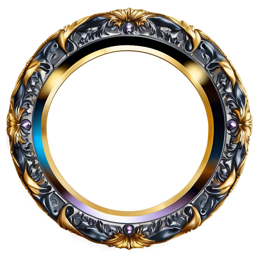 Luxury Circle Frame Png Fvu