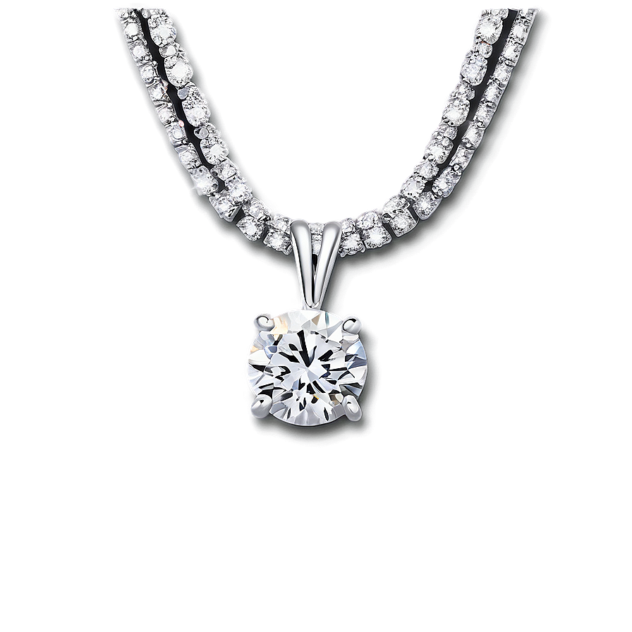 Luxury Diamond Necklace Png Ttc