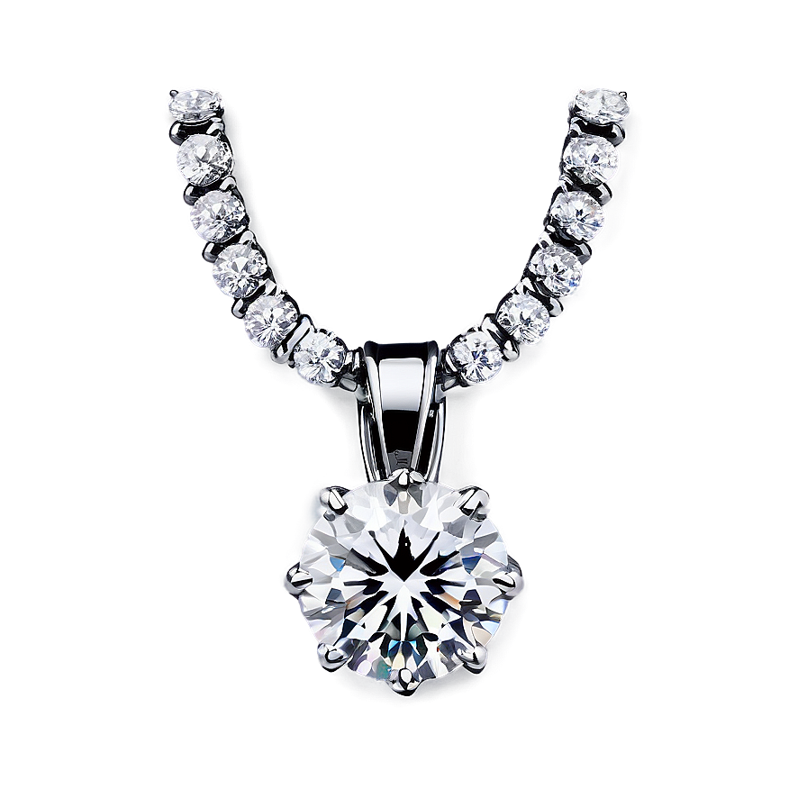 Luxury Diamond Necklace Png Yld95