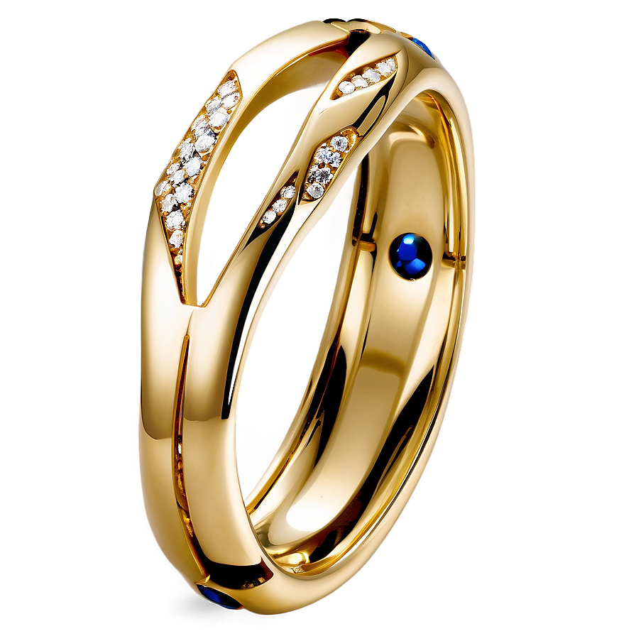 Luxury Gold Bracelet Design Png 11