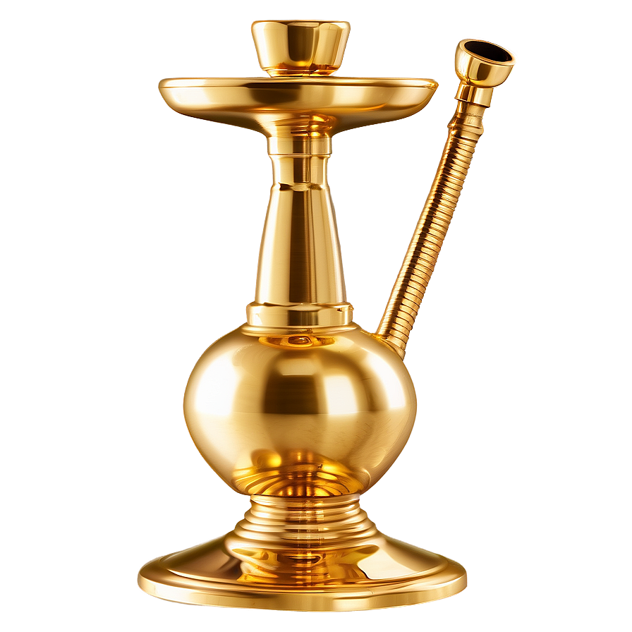 Luxury Gold Hookah Png 38