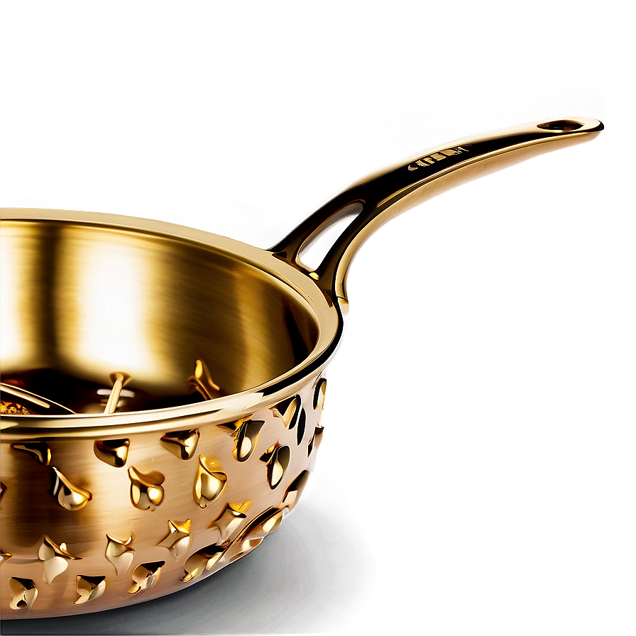 Luxury Gold-plated Cooking Pot Png Fin