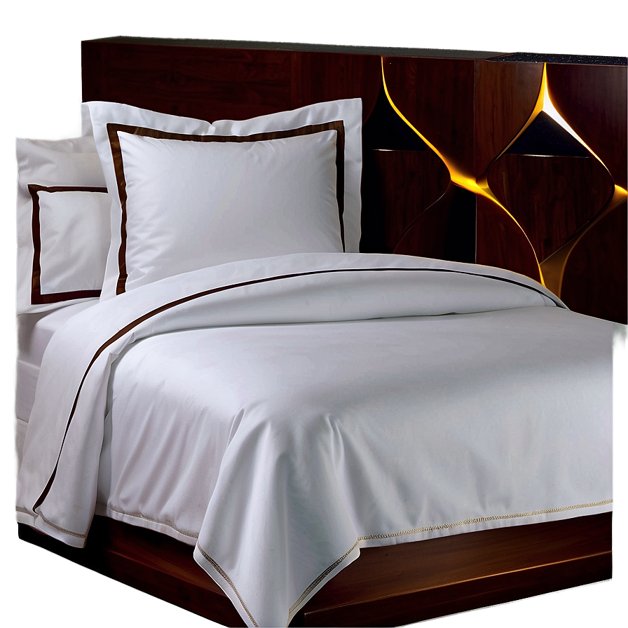 Luxury Hotel Bed Sheet Png 06272024