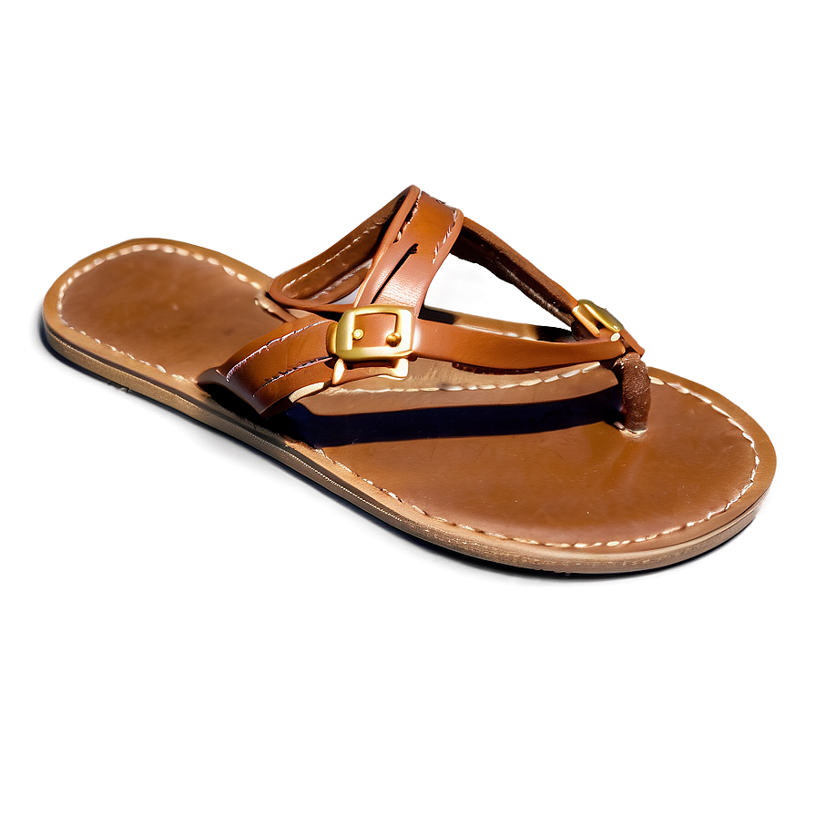 Luxury Leather Flip Flop Png Avo10