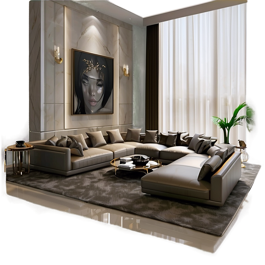 Luxury Living Room Statement Png Bjn59