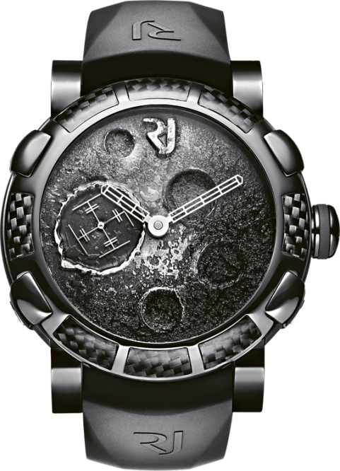 Luxury Moon Surface Watch Design