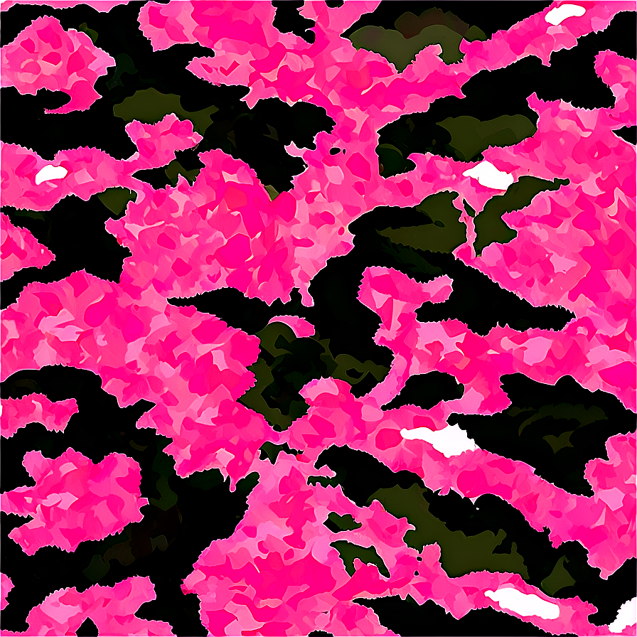 Luxury Pink Camouflage Png 6