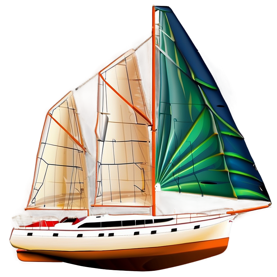 Luxury Sailboat at Sunset PNG 62 PNG image with a transparent background, free high-resolution download