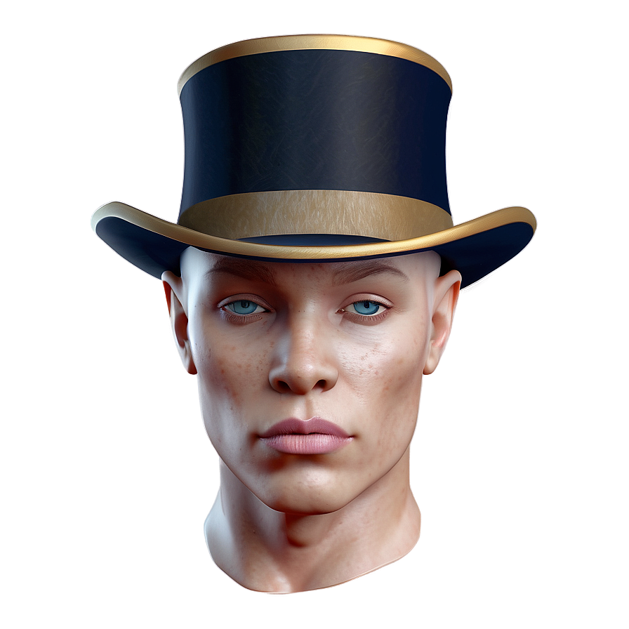 Luxury Silk Top Hat PNG 05042024 PNG image with a transparent background, free high-resolution download