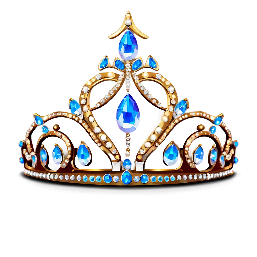 Luxury Tiara Illustration PNG 05252024 PNG with transparent background