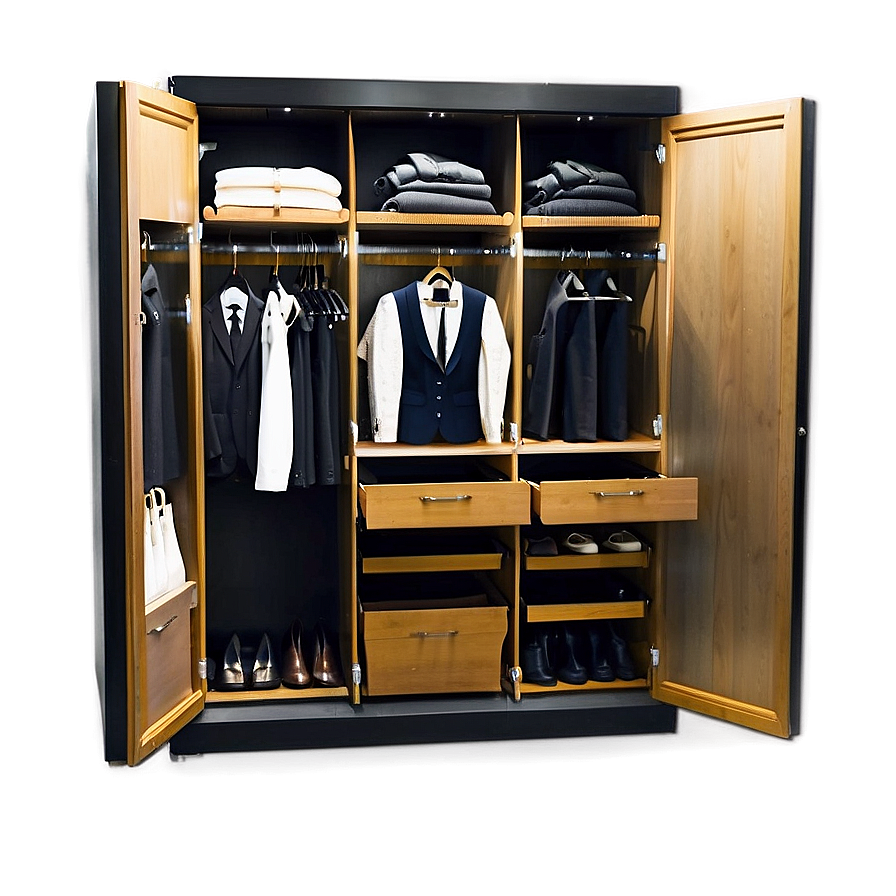 Luxury Wardrobe Setup Png Bks