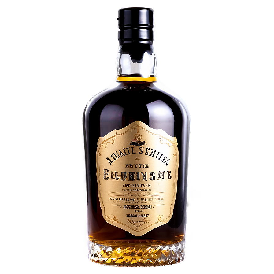 Luxury Whiskey Bottle PNG 35 PNG image with a transparent background, free high-resolution download