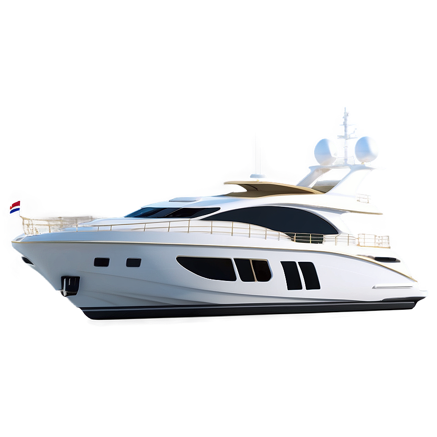 Luxury Yacht At Sea Png 05212024