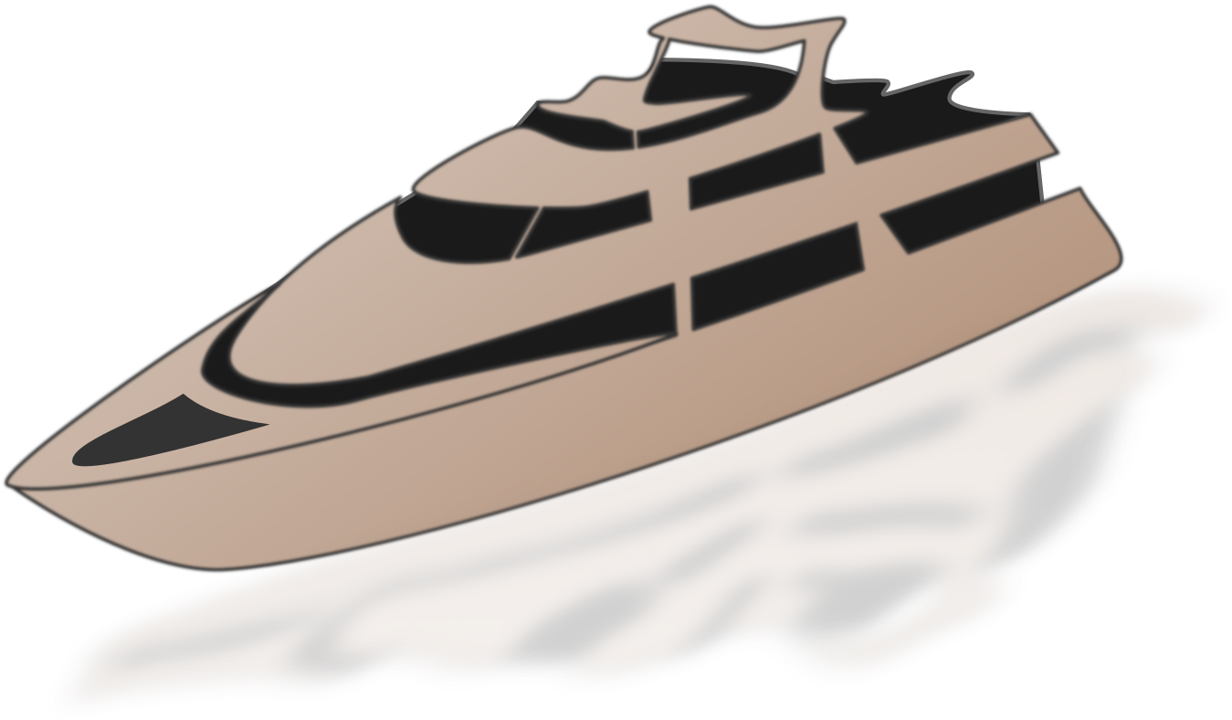 Luxury Yacht - صورة يخت كرتون, HD Png Download PNG with transparent background