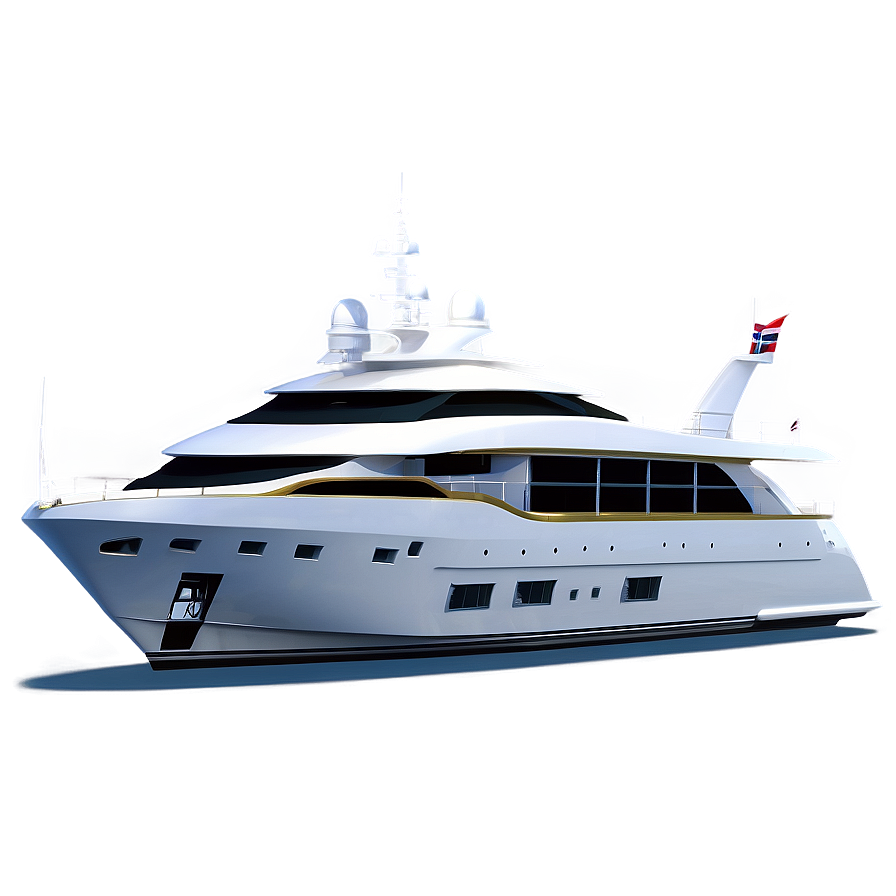 Luxury Yacht in Ocean PNG 89 PNG with transparent background