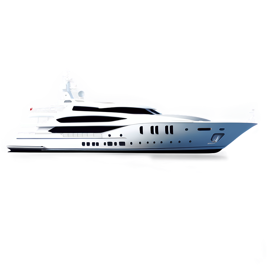 Luxury Yacht On The Ocean Picture Png 05212024