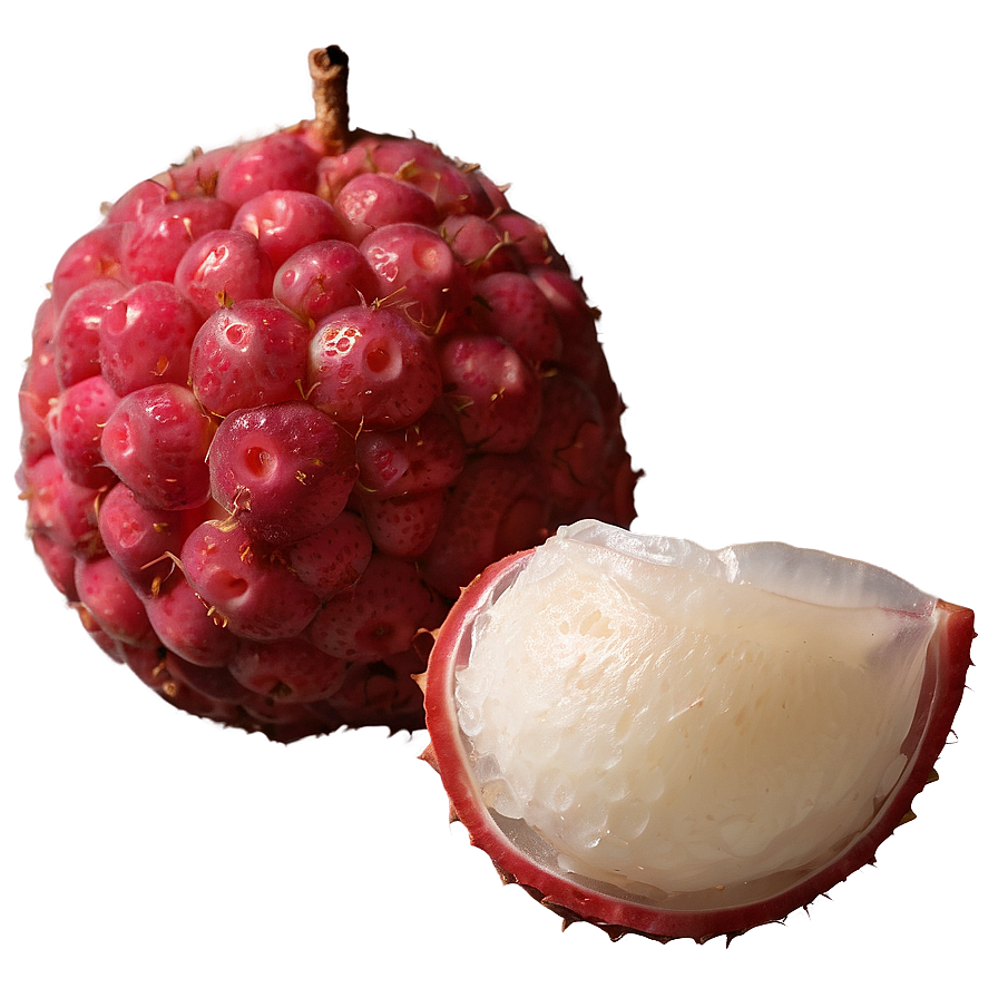 Lychee Close-up Texture Png 26