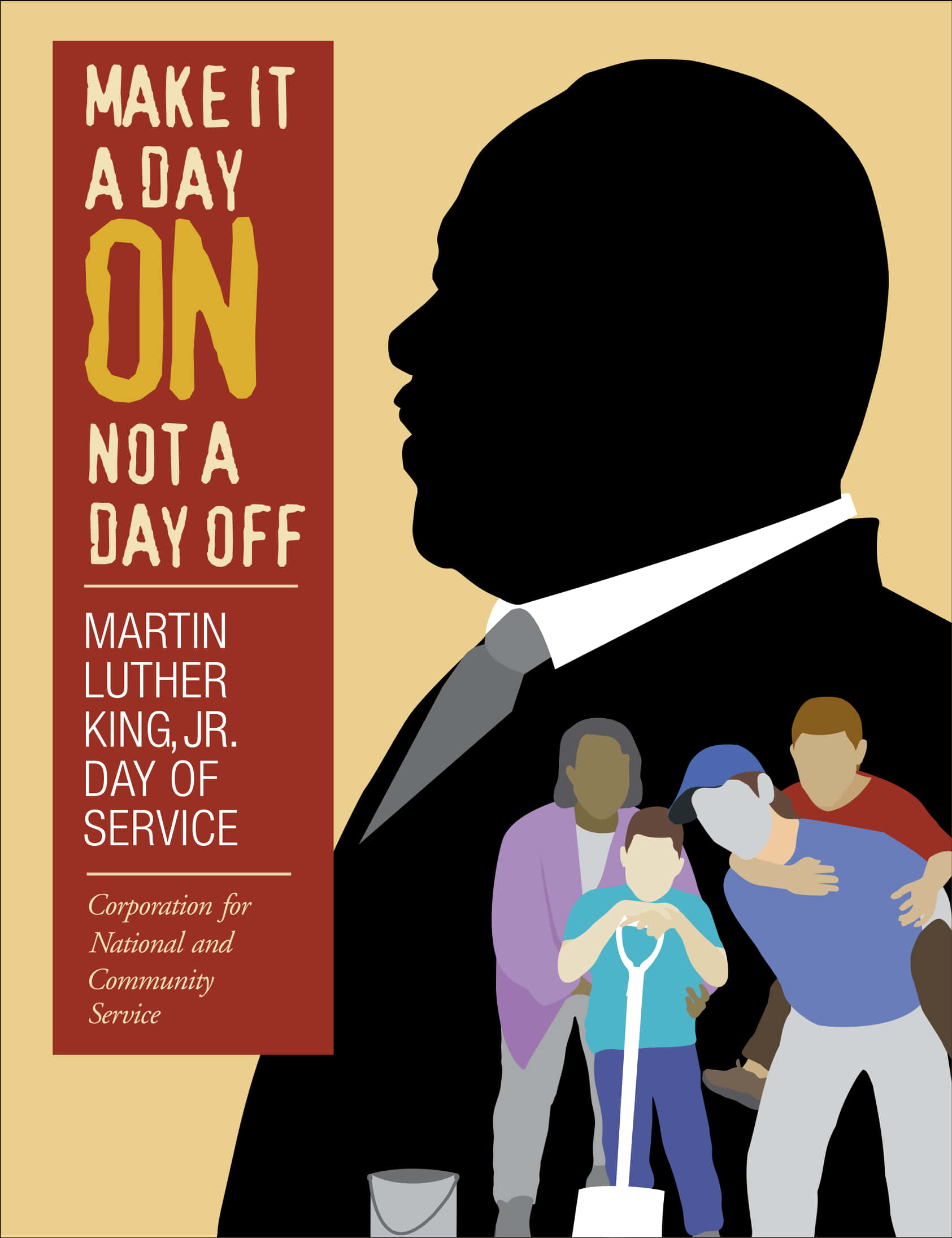 Martin Luther King Jr Day Of Service, HD Png Download PNG with transparent background
