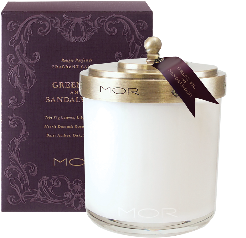 M O R Sandalwood Scented Candle