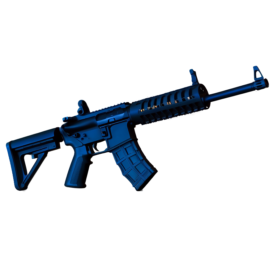 M16 Rifle Flat Design Png Jac