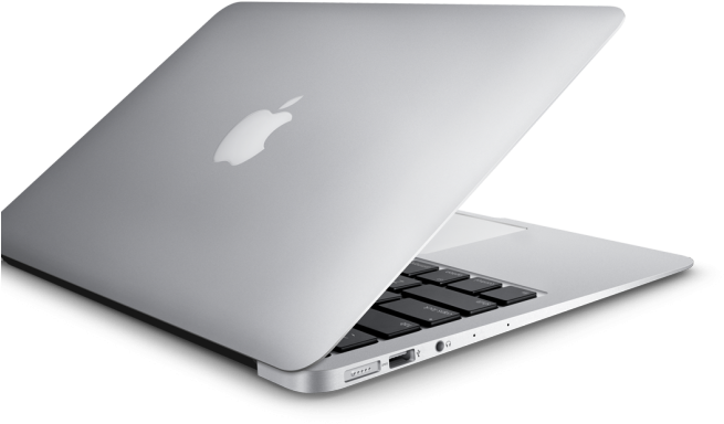 Mac Book Pro Partial View PNG with transparent background
