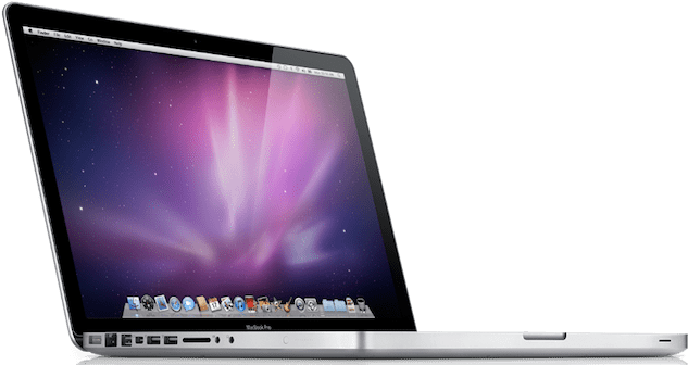 Mac Book Pro Side View PNG with transparent background