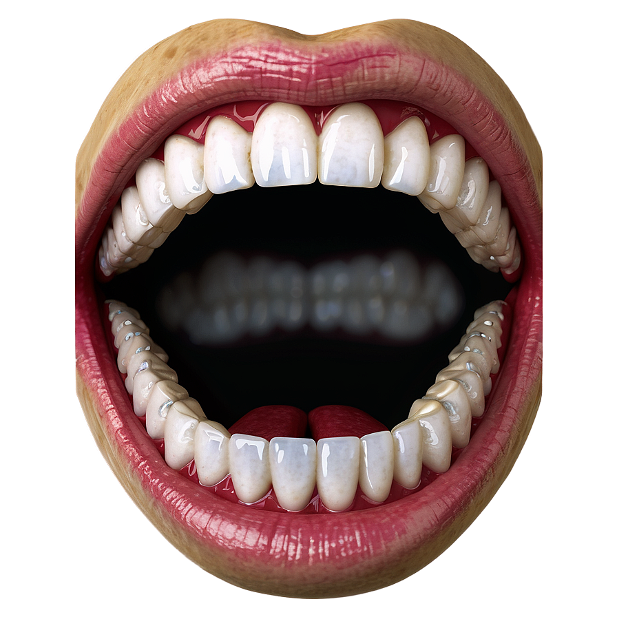 Macabre Mouth Rendering Png Xgl