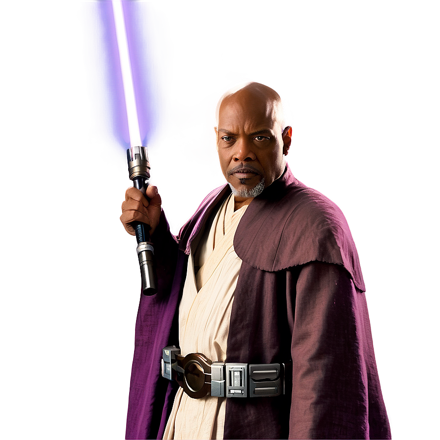 Mace Windu Character Art Png Gjv59