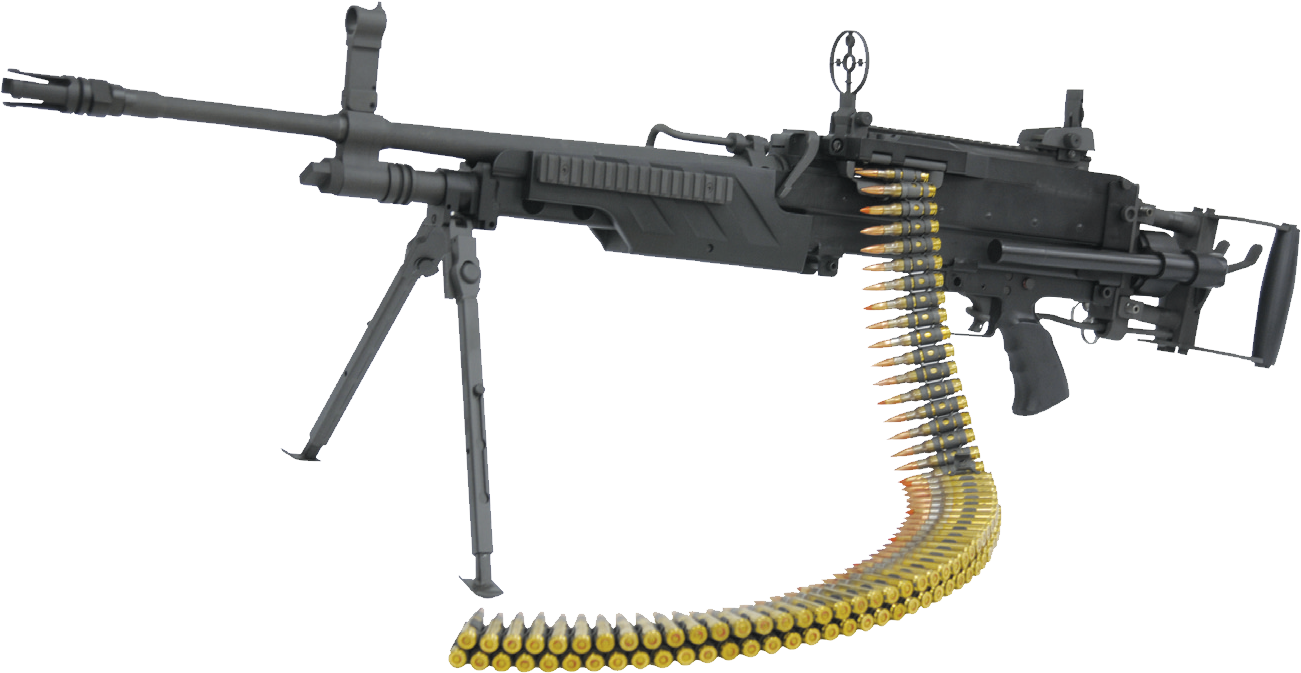 Machine Gun Png, Transparent Png PNG with transparent background